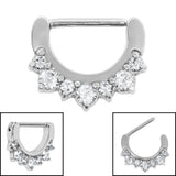 Steel Jewelled Mia Nipple Clicker