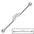 Titanium Internal Jewelled Marquise Sunrise Industrial