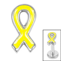Titanium Internal Awareness Ribbon