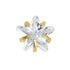 Titanium Threadless (Bend fit) Claw Set CZ Jewelled Star