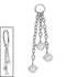 Titanium Charm - Trilogy Jewelled Drop