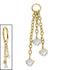 Titanium Charm - Trilogy Jewelled Drop