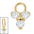Titanium Charm - Jewelled Trinity