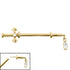 Titanium Threadless Jewelled Excelsior Nipple Bar