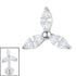Titanium Internal Jewelled Windmill Top