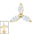 Titanium Internal Jewelled Windmill Top