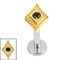Titanium Internally Threaded Labrets 1.2mm - Asia Kite