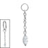 Titanium Charm - Jewelled Marquise