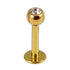 Titanium Jewelled Labrets 1.2mm
