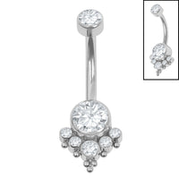 Belly Bar - Titanium Internal Chailai Jewelled Asia
