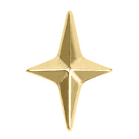 Titanium Threadless (Bend fit) Titanium Guiding Star