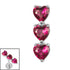 Titanium Internal 3 of Hearts