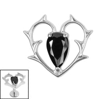 Titanium Internal Briar Heart