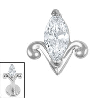 Titanium Internal Jewelled Tulip