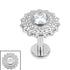 Titanium Internally Threaded Labrets 1.2mm - Titanium Asia Sunbeam