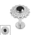 Titanium Internally Threaded Labrets 1.2mm - Titanium Asia Sunbeam