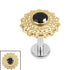 Titanium Internally Threaded Labrets 1.2mm - Titanium Asia Sunbeam