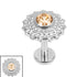 Titanium Internally Threaded Labrets 1.2mm - Titanium Asia Sunbeam