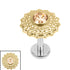 Titanium Internally Threaded Labrets 1.2mm - Titanium Asia Sunbeam