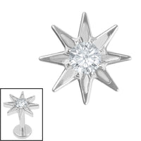 Titanium Internal Jewelled Wish Upon A Star