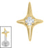 Titanium Internal Jewelled Guiding Star
