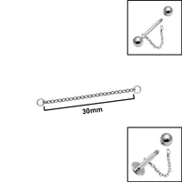 Titanium Piercing Connector Chains