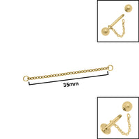 Titanium Piercing Connector Chains