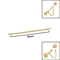 Titanium Piercing Connector Chains