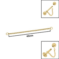 Titanium Piercing Connector Chains