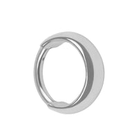 Titanium Reflection Hinged Clicker Ring