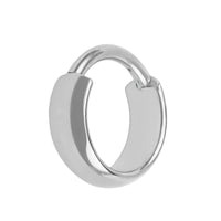 Titanium Reflection Hinged Clicker Ring