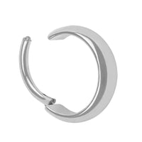 Titanium Reflection Hinged Clicker Ring