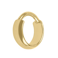 Titanium Reflection Hinged Clicker Ring