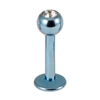 Titanium Jewelled Labrets 1.2mm