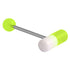 Acrylic Pill Tongue Barbell 1.6mm