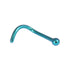 Titanium Nose Studs - 1.5mm Ball 0.8mm Gauge
