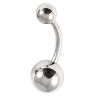 Titanium Belly Bar 1.6mm with 8-5 balls