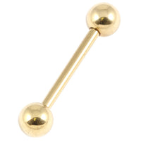 Zircon Titanium Barbells (Gold colour)