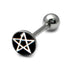Steel Logo Tongue Bars (8mm Disk)