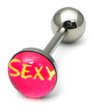 Steel Logo Tongue Bars (8mm Disk)