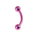 Titanium Curved Bar 1.6mm with 4-4 balls