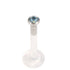 Bioflex Push-fit Labret with Titanium Jewelled Disk (2.35mm Disk)