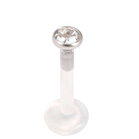 Bioflex Push-fit Labret with Titanium Jewelled Disk (3mm Disk)