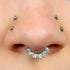 Titanium Ariadne Hinged Clicker Ring