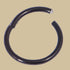 Black Titanium Hinged Clicker Ring