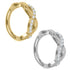 Titanium Novellia Hinged Clicker Ring