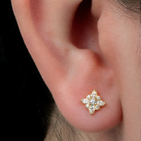 Titanium Internally Threaded Labrets 1.2mm - Claw Set Jewelled Altair Star