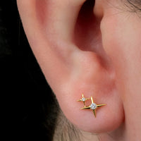 Titanium Internal Double Jewelled Guiding Star Top
