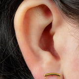 Titanium Internally Threaded Labrets 1.2mm - Titanium Single Loop Chain Drop