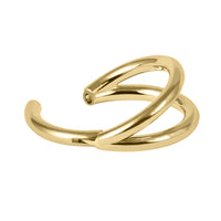 Titanium Double Band Hinged Clicker Ring